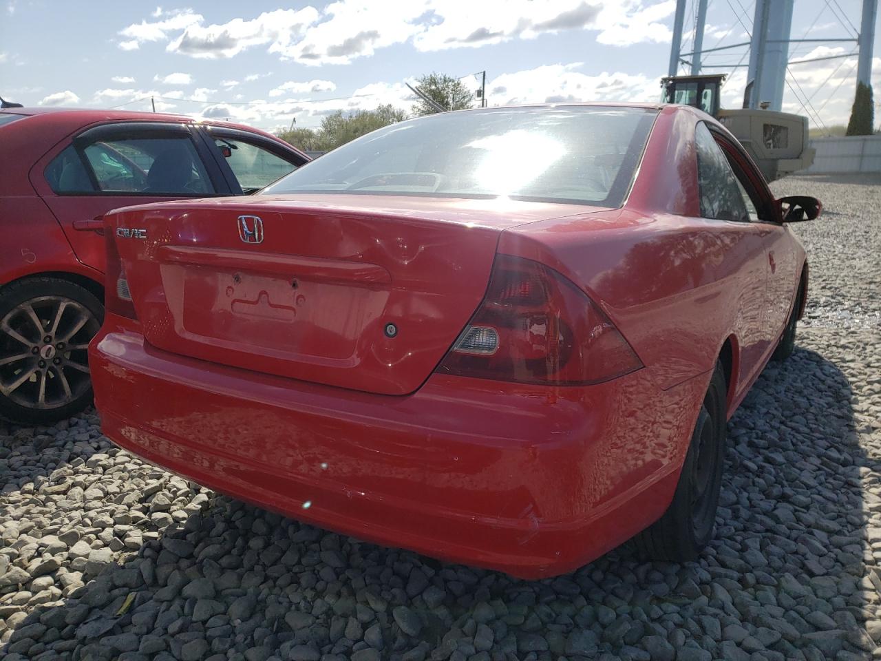 Photo 4 from auction – 2001 HONDA CIVIC SI with VIN 1HGEM22981L080702