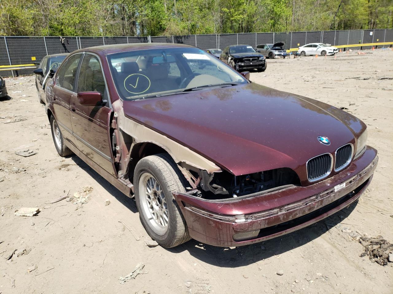 BMW 528 I AUTO 1997 with VIN WBADD6320VBW28655 - Photo from auction