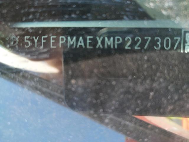 Photo 10 from auction – 2021 TOYOTA COROLLA LE with VIN 5YFEPMAEXMP227307
