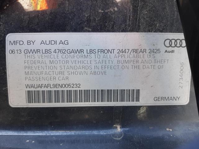 Photo 10 from auction – 2014 AUDI A4 PREMIUM with VIN WAUAFAFL9EN005232
