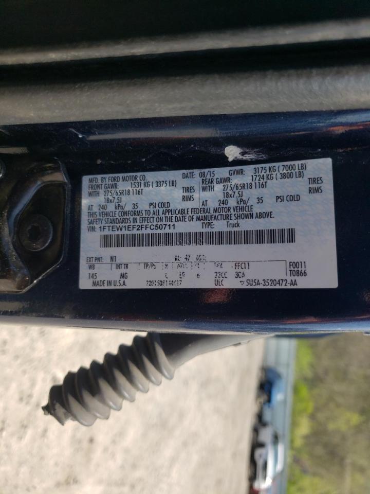 Photo 10 from auction – 2015 FORD F150 SUPER with VIN 1FTEW1EF2FFC50711