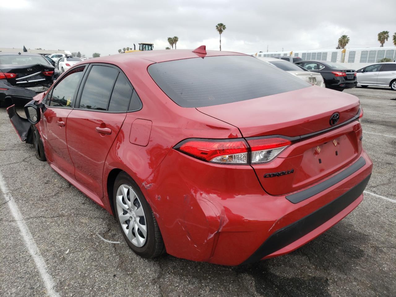 Photo 3 from auction – 2021 TOYOTA COROLLA LE with VIN JTDEPMAE1MJ154896