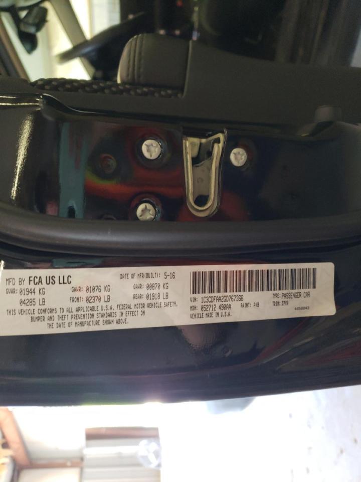 Photo 10 from auction – 2016 DODGE DART SE with VIN 1C3CDFAA2GD767366