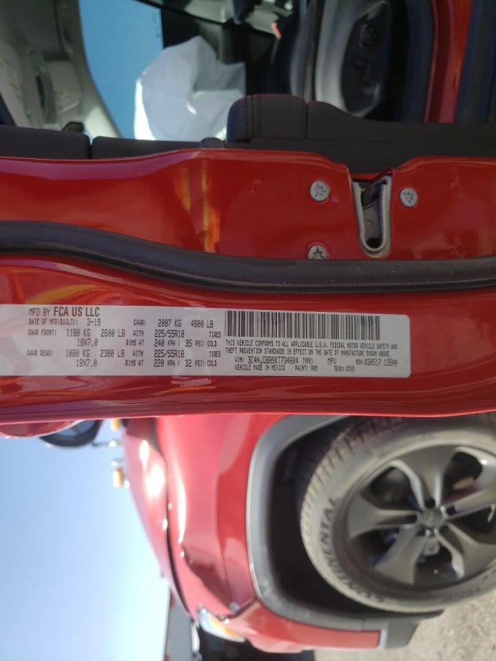 Photo 20 from auction – 2019 JEEP COMPASS LA with VIN 3C4NJDBB9KT734604