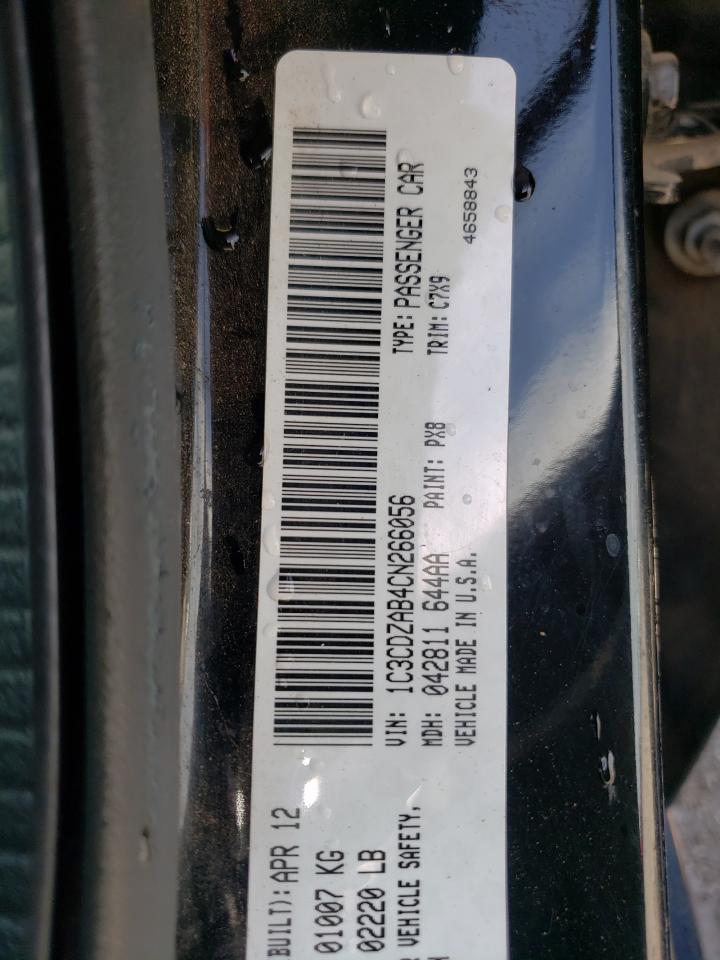 Фото 10 с аукциона – 2012 DODGE AVENGER SE с VIN 1C3CDZAB4CN266056