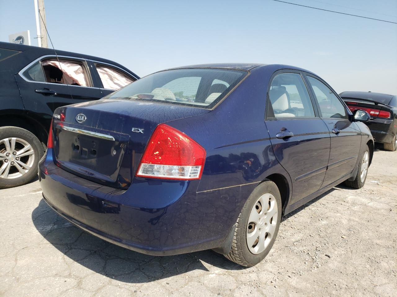 Photo 4 from auction – 2007 KIA SPECTRA EX with VIN KNAFE121075472412