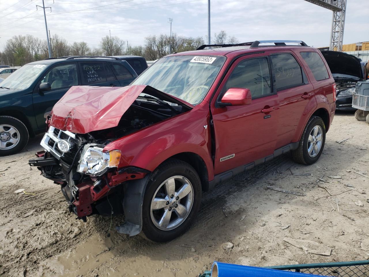 Photo 2 from auction – 2008 FORD ESCAPE LIM with VIN 1FMCU94118KA67615