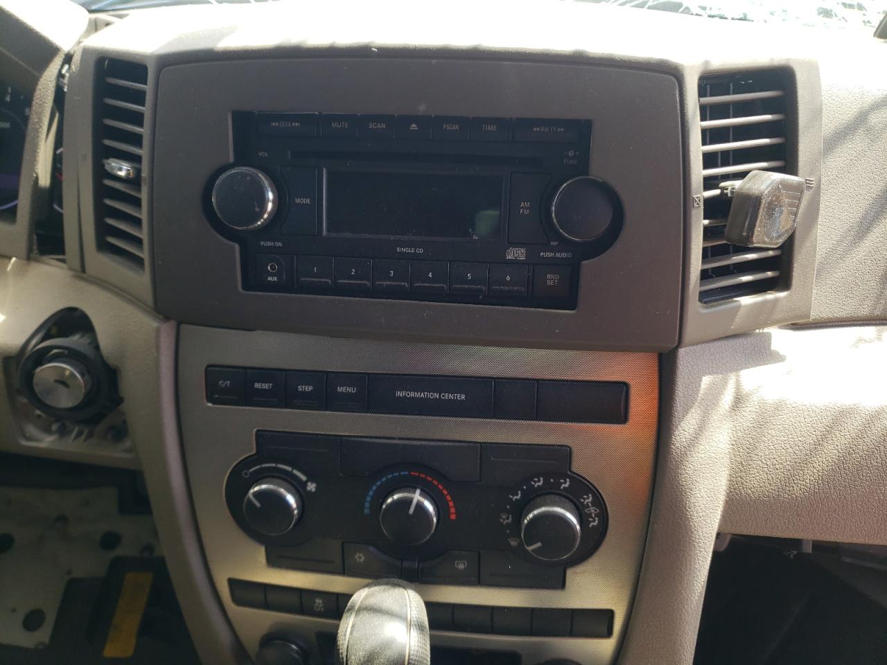 Photo 9 from auction – 2007 JEEP GRAND CHER with VIN 1J8HR48N87C657176