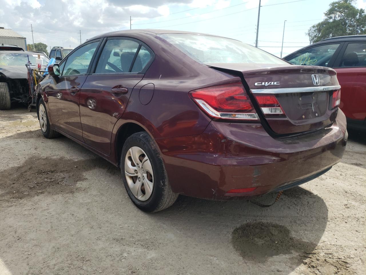 Photo 3 from auction – 2015 HONDA CIVIC LX with VIN 2HGFB2F5XFH504449