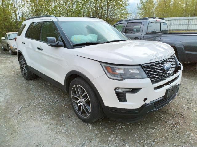 FORD EXPLORER S 2018 with VIN 1FM5K8GT6JGC00903 - Photo from auction