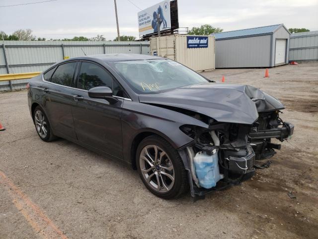 FORD FUSION SE 2018 with VIN 3FA6P0HD6JR245907 - Photo from auction