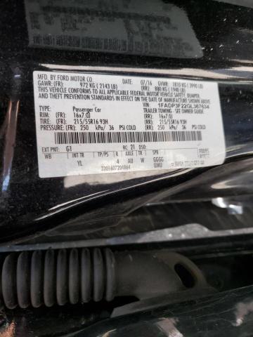 Photo 10 from auction – 2016 FORD FOCUS SE with VIN 1FADP3F22GL367634