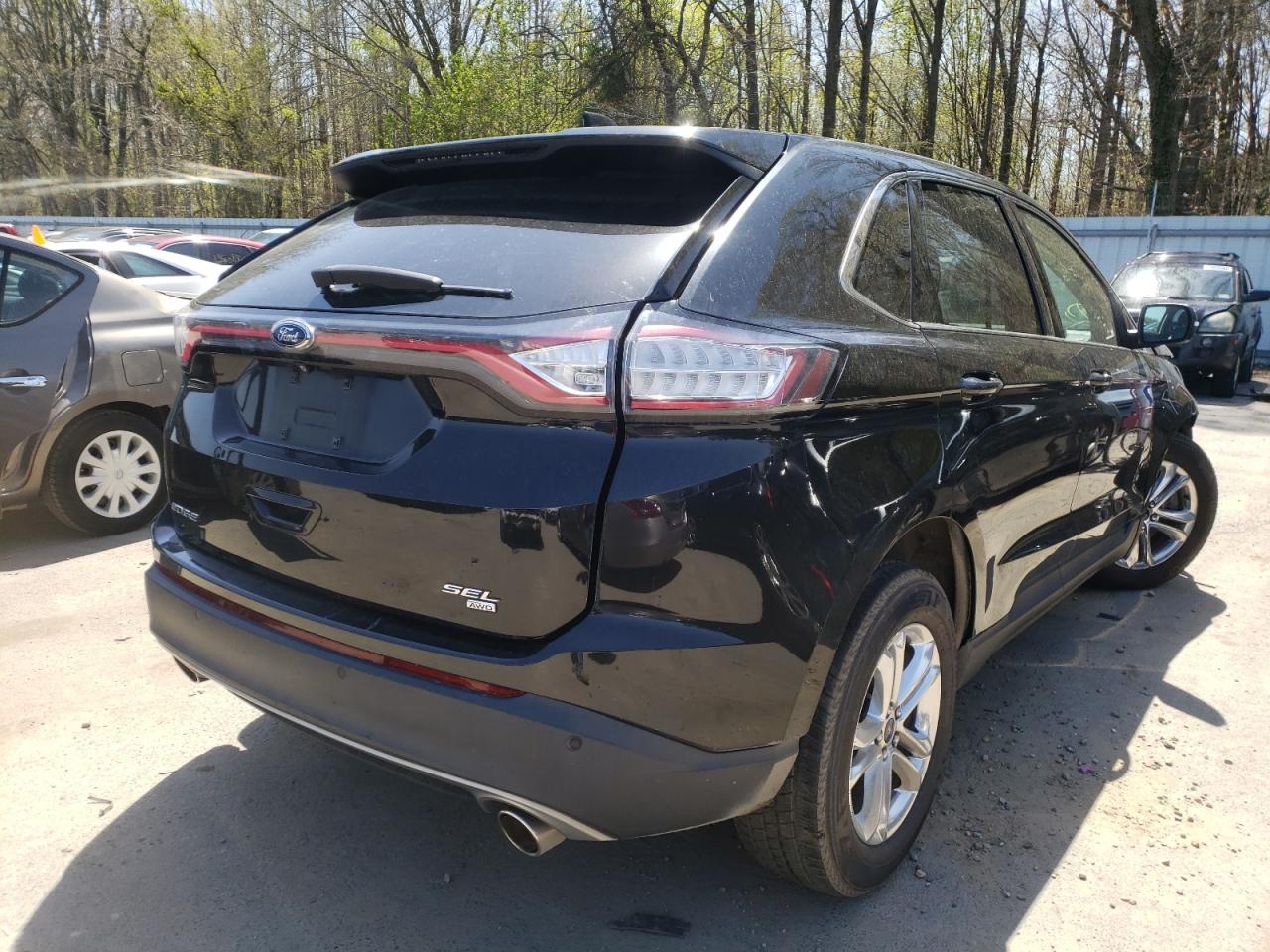 Photo 4 from auction – 2015 FORD EDGE SEL with VIN 2FMTK4J88FBB07710