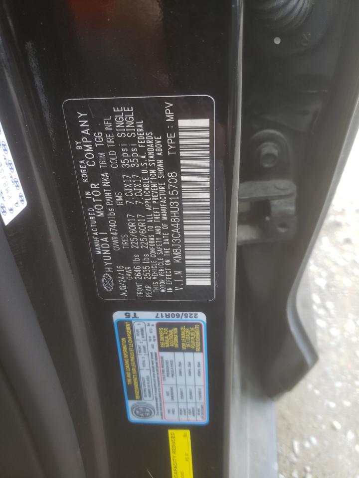 Photo 10 from auction – 2017 HYUNDAI TUCSON LIM with VIN KM8J3CA48HU315708