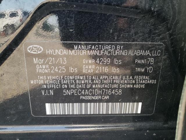 Photo 10 from auction – 2013 HYUNDAI SONATA SE with VIN 5NPEC4AC1DH716458