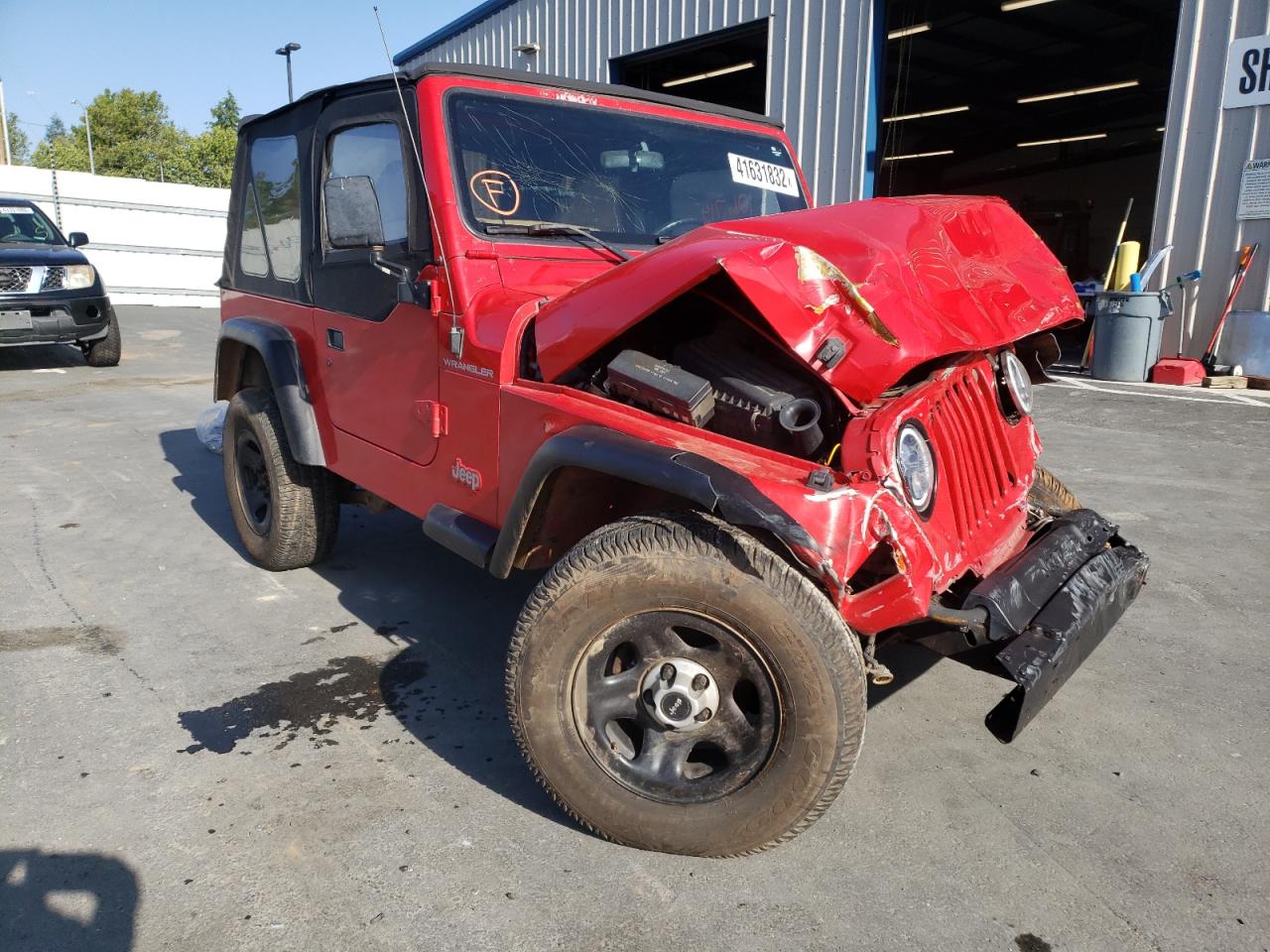 JEEP WRANGLER / 1997 with VIN 1J4FY29P8VP495507 - Photo from auction