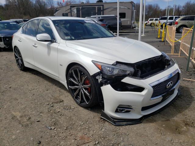 INFINITI Q50 PREMIU 2017 with VIN JN1EV7ARXHM830621 - Photo from auction