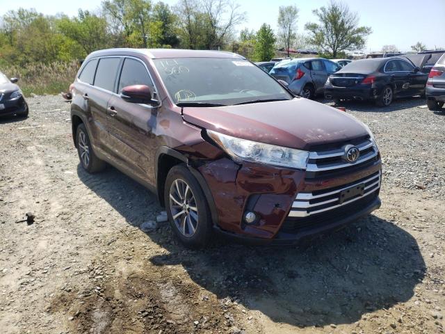 Photo 1 from auction – 2019 TOYOTA HIGHLANDER with VIN 5TDJZRFH4KS701006