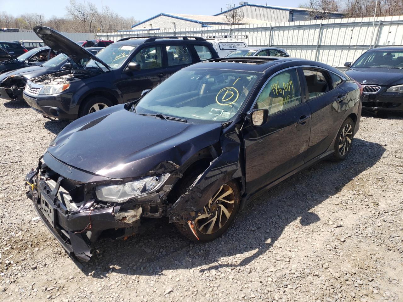 Photo 2 from auction – 2017 HONDA CIVIC EX with VIN 19XFC2F71HE211857
