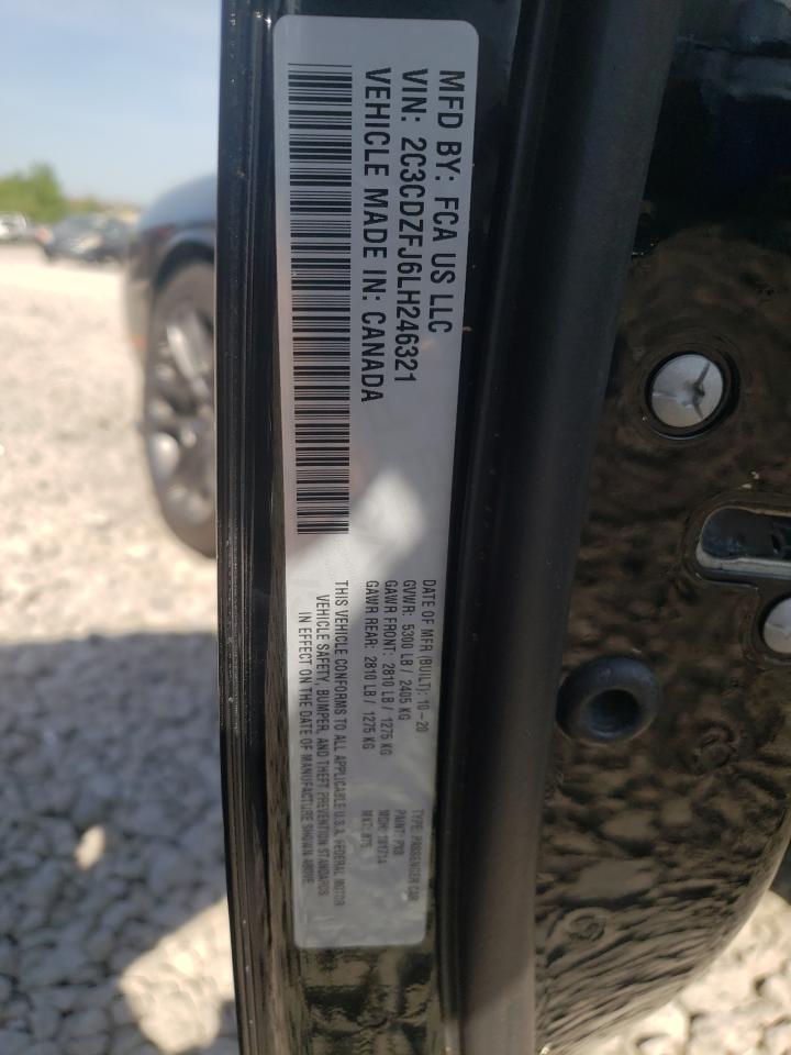 Photo 10 from auction – 2020 DODGE CHALLENGER with VIN 2C3CDZFJ6LH246321