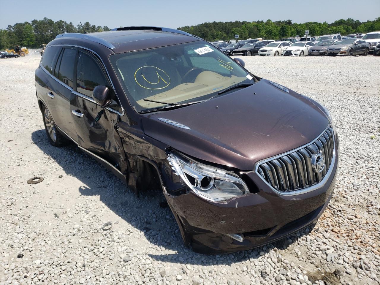 BUICK ENCLAVE 2015 with VIN 5GAKRCKD8FJ376482 - Photo from auction