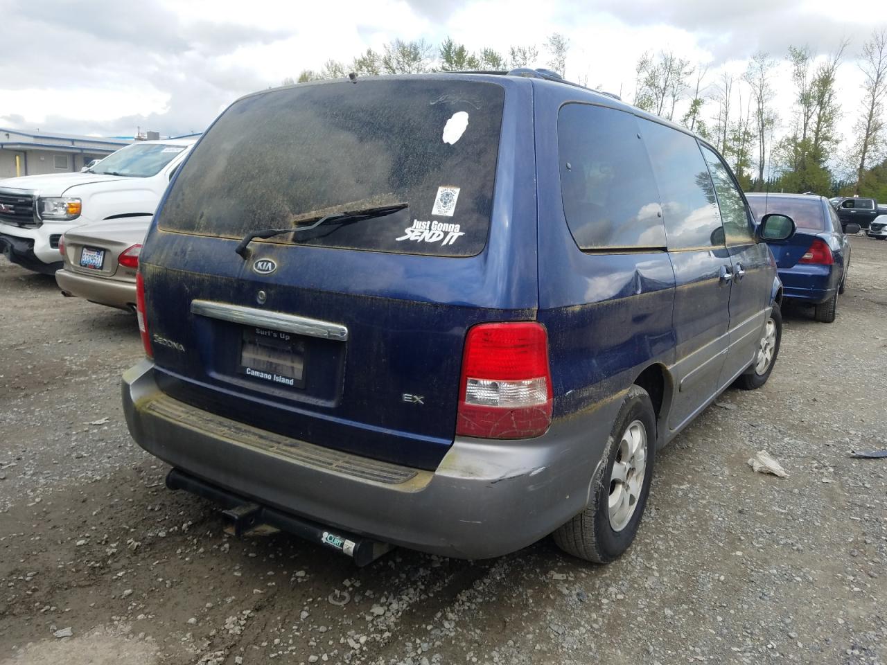 Photo 4 from auction – 2004 KIA SEDONA EX with VIN KNDUP131746587968