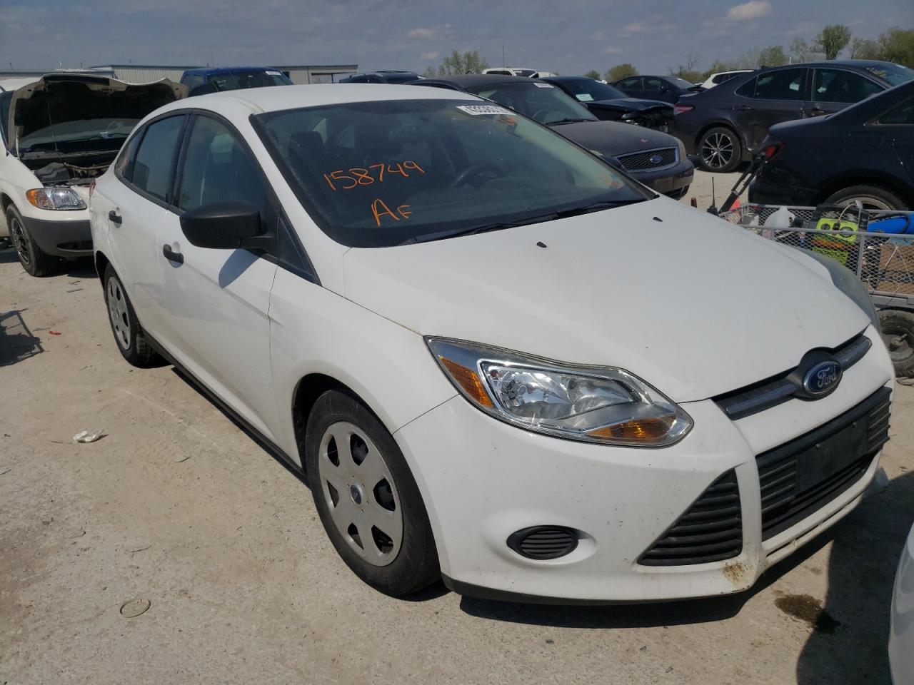 FORD FOCUS S 2013 with VIN 1FADP3E28DL158749 - Photo from auction