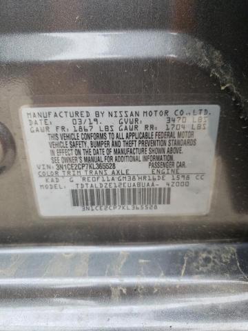 Photo 10 from auction – 2019 NISSAN VERSA NOTE with VIN 3N1CE2CP7KL365528