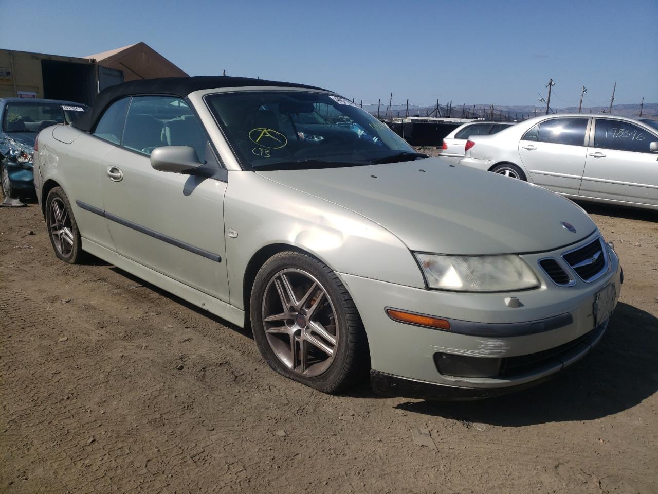 SAAB 9-3 2.0T 2007 with VIN YS3FD79Y276002218 - Photo from auction