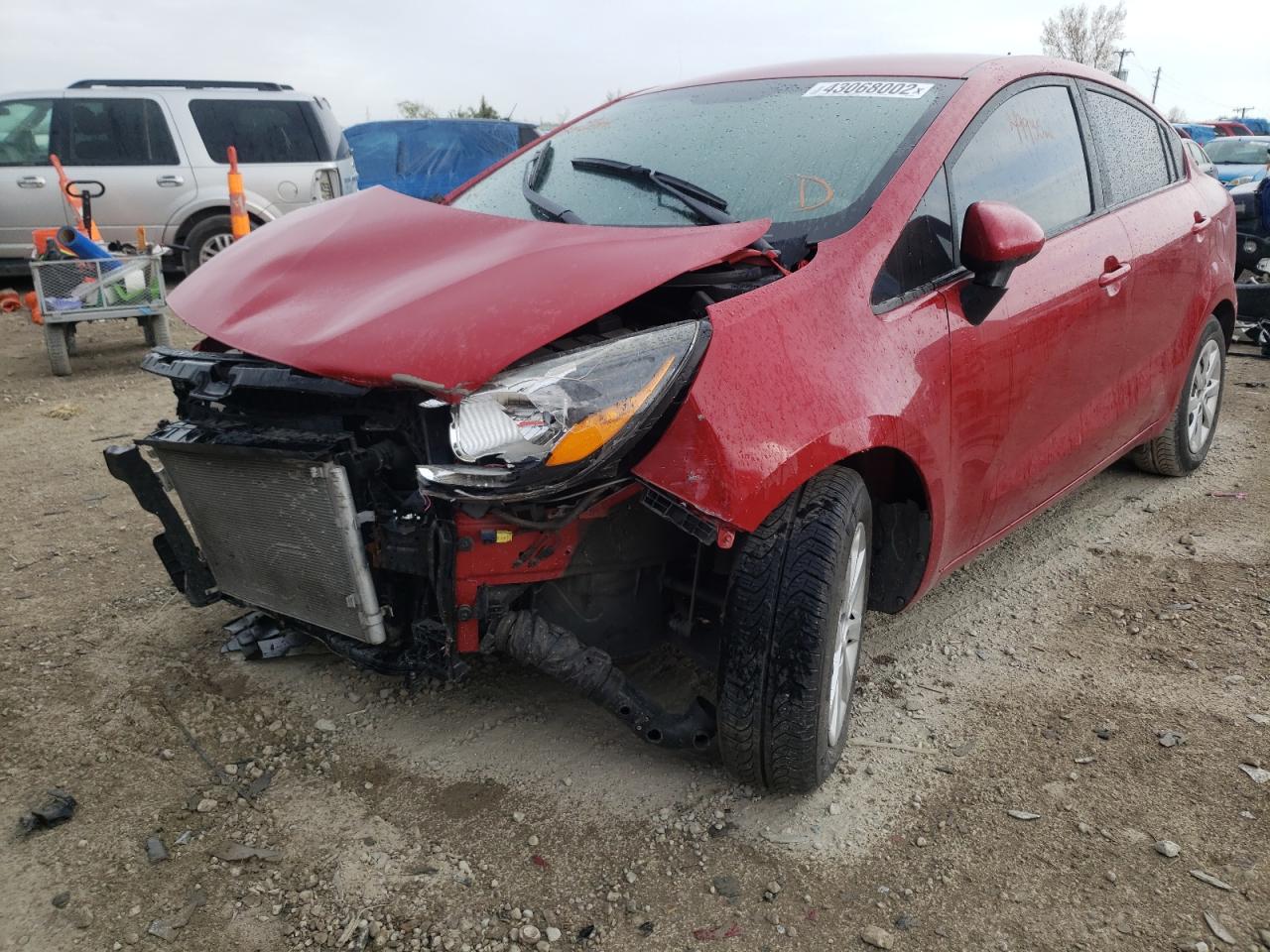 Photo 2 from auction – 2014 KIA RIO LX with VIN KNADM4A3XE6356897