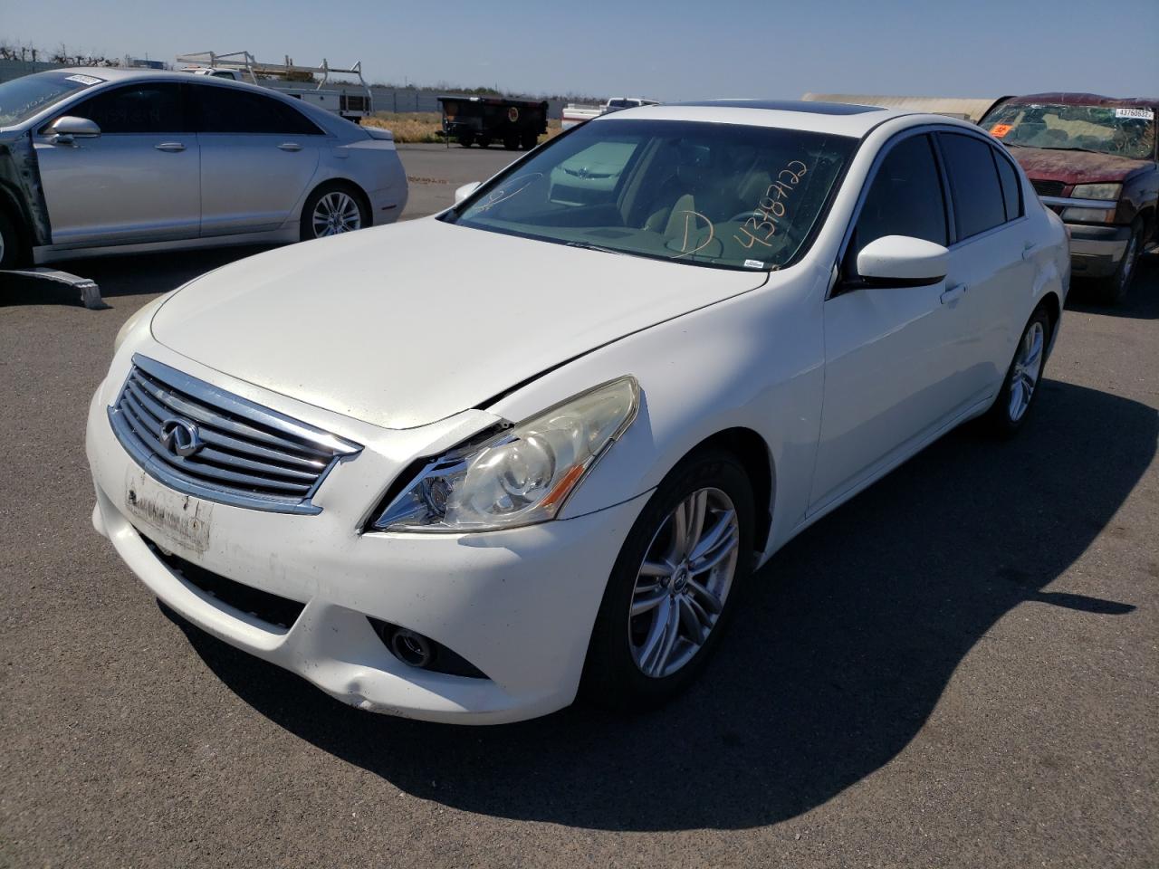 Photo 2 from auction – 2012 INFINITI G37 BASE with VIN JN1CV6APXCM627334