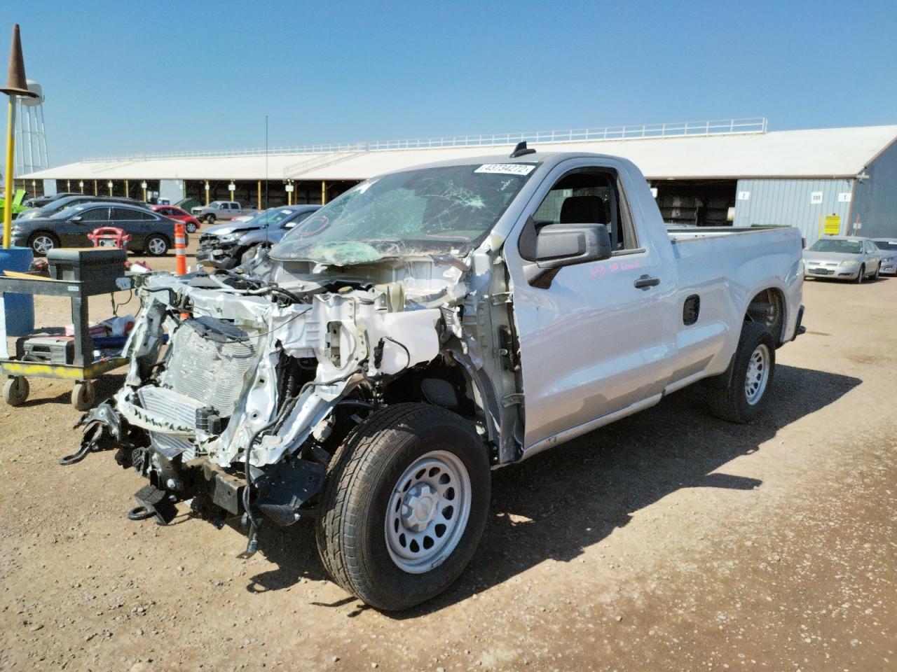 Photo 2 from auction – 2021 CHEVROLET SILVERADO with VIN 3GCNYAEK5MG401916