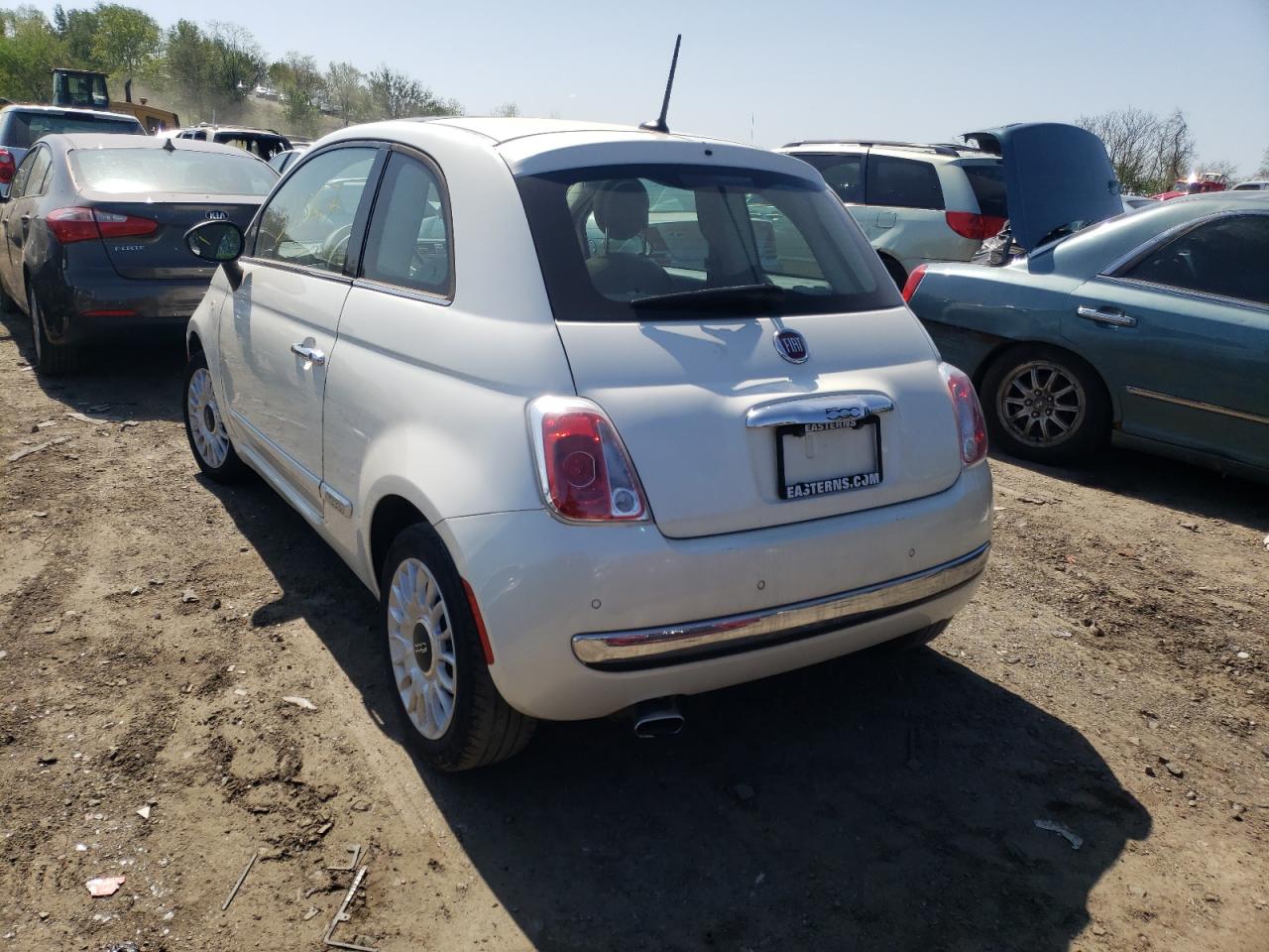 Photo 3 from auction – 2015 FIAT 500 LOUNGE with VIN 3C3CFFCR8FT615873