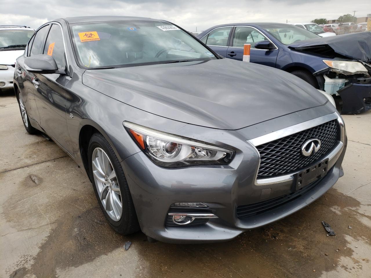 INFINITI Q50 BASE 2015 with VIN JN1BV7AP8FM340807 - Photo from auction