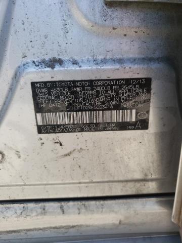 Photo 10 from auction – 2014 LEXUS IS 250 with VIN JTHBF1D2XE5023416