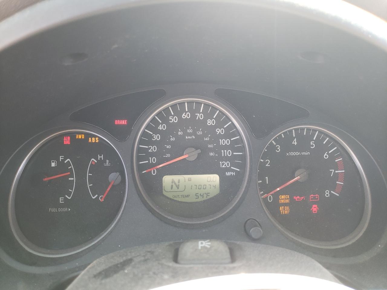 Photo 8 from auction – 2006 SUBARU FORESTER 2 with VIN JF1SG656X6H717090