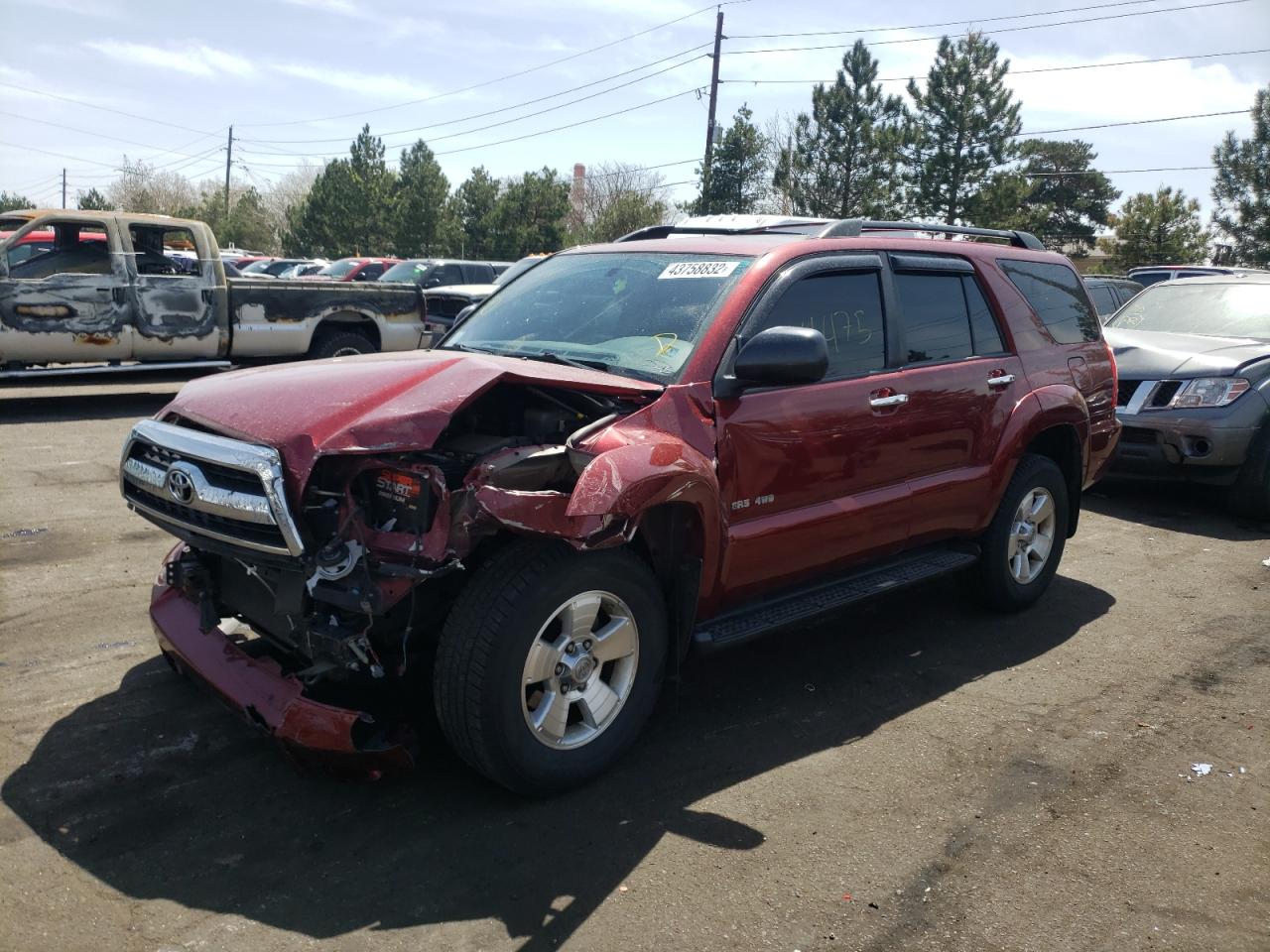 Photo 2 from auction – 2008 TOYOTA 4RUNNER SR with VIN JTEBU14R88K008984