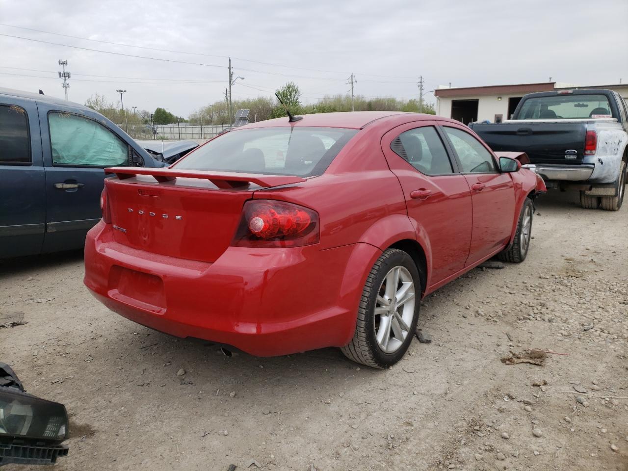 Photo 4 from auction – 2012 DODGE AVENGER SX with VIN 1C3CDZEG9CN133718