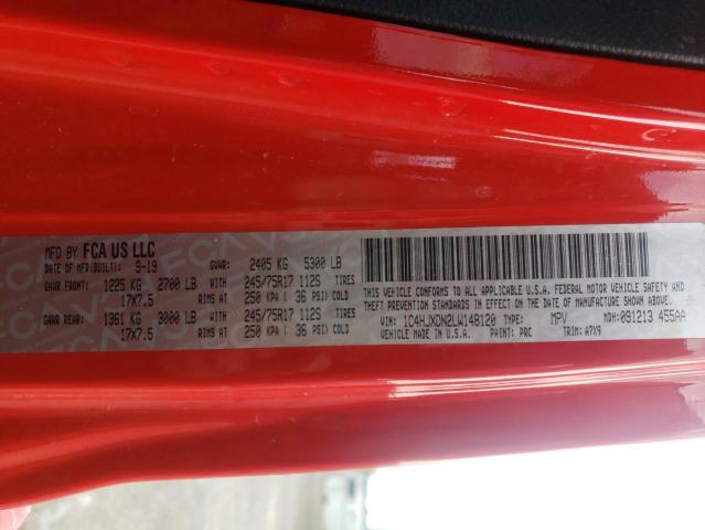 Photo 10 from auction – 2020 JEEP WRANGLER U with VIN 1C4HJXDN2LW148120