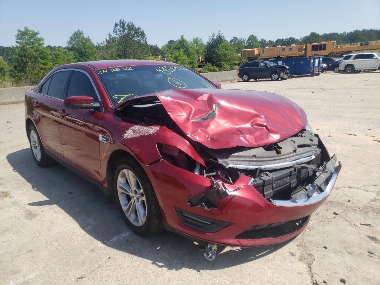 FORD TAURUS SEL 2013 with VIN 1FAHP2H82DG223194 - Photo from auction