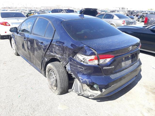 Photo 3 from auction – 2020 TOYOTA COROLLA LE with VIN JTDEPRAE7LJ077740