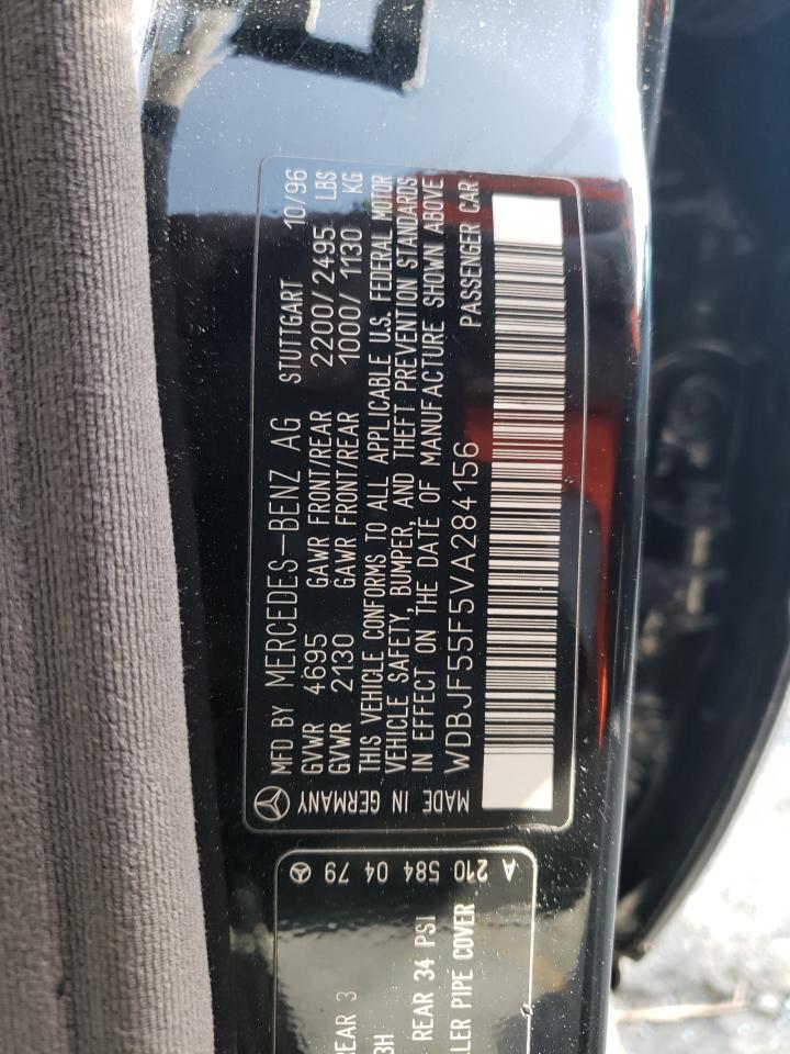 Photo 10 from auction – 1997 MERCEDES-BENZ E 320 with VIN WDBJF55F5VA284156