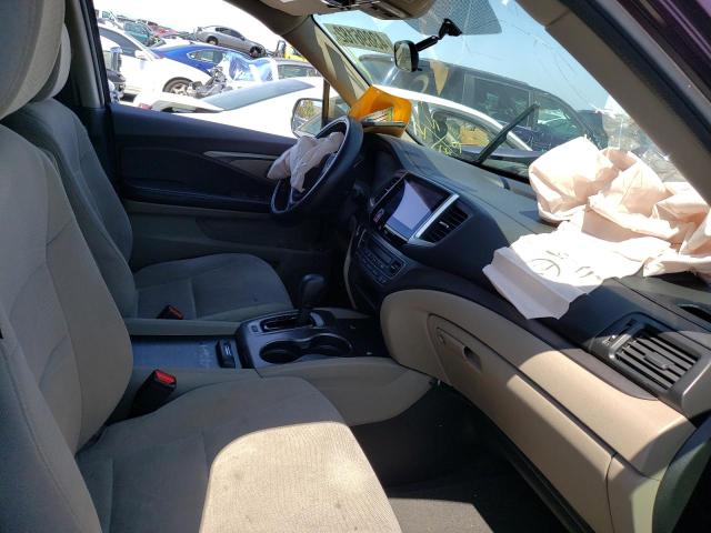 Photo 5 from auction – 2016 HONDA PILOT EX with VIN 5FNYF5H33GB018470