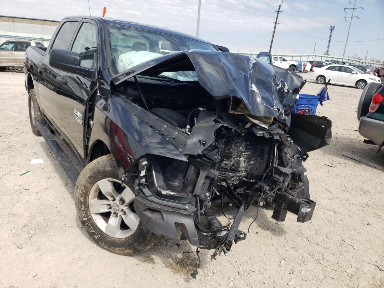 RAM 1500 ST 2018 with VIN 3C6RR6KT7JG250640 - Photo from auction