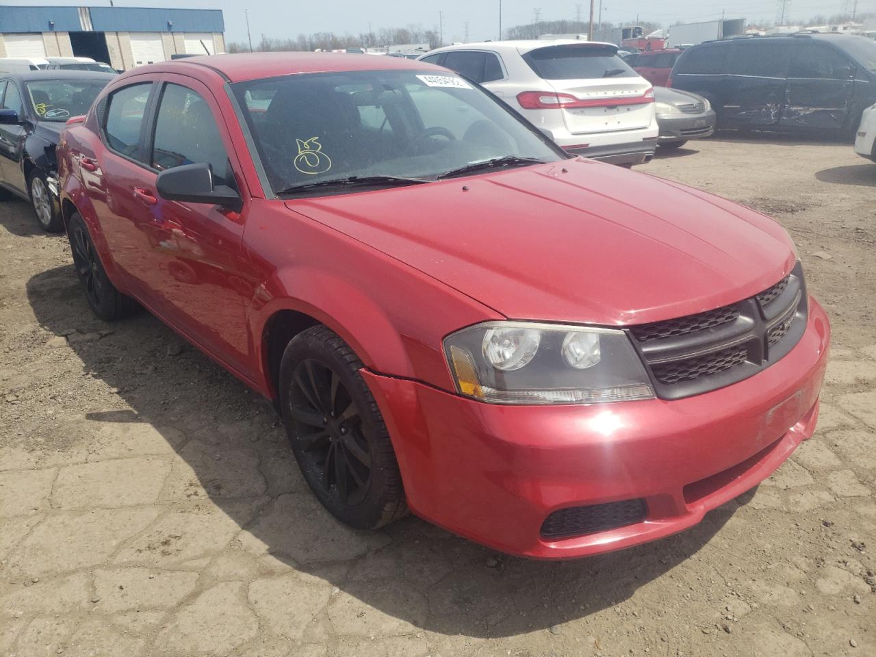 DODGE AVENGER SE 2014 with VIN 1C3CDZAB8EN155254 - Photo from auction
