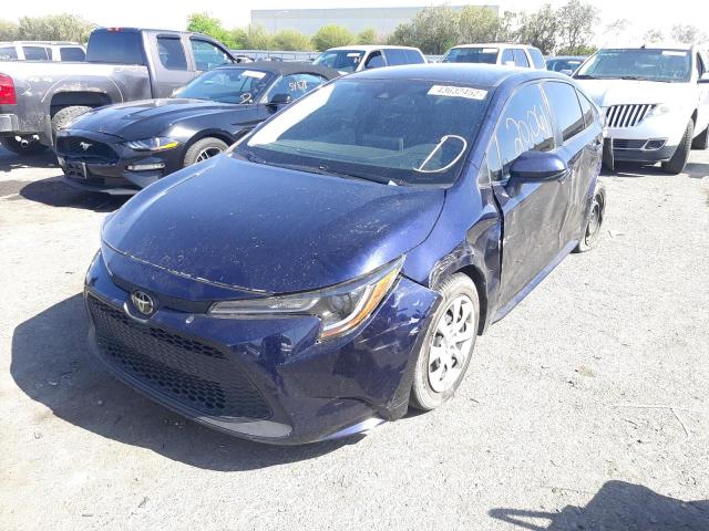Photo 2 from auction – 2020 TOYOTA COROLLA LE with VIN JTDEPRAE7LJ077740