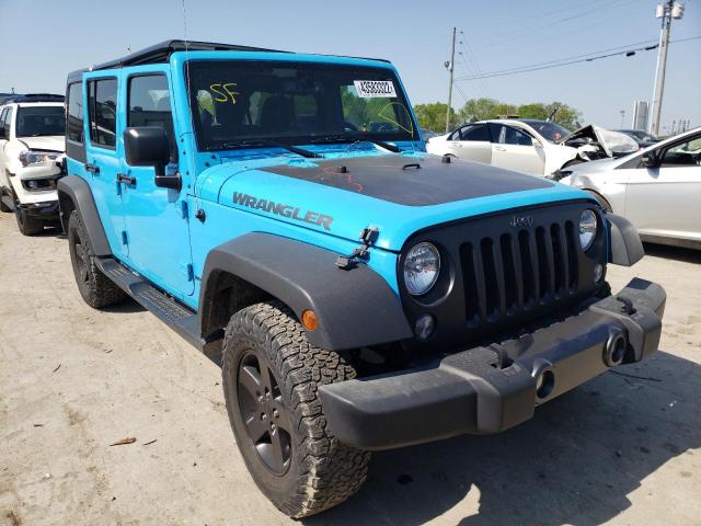 JEEP WRANGLER U 2017 with VIN 1C4BJWDG7HL699752 - Photo from auction
