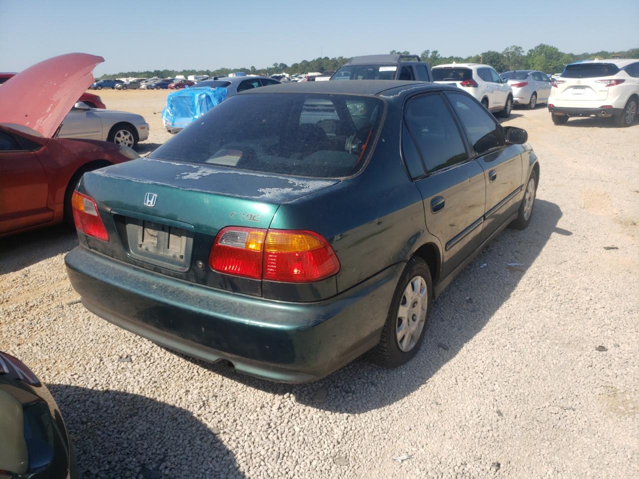 Photo 4 from auction – 2000 HONDA CIVIC BASE with VIN 2HGEJ6614YH603273