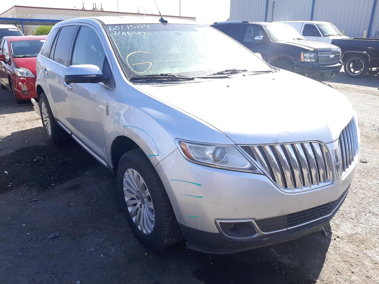 LINCOLN MKX 2013 with VIN 2LMDJ6JK1DBL28307 - Photo from auction