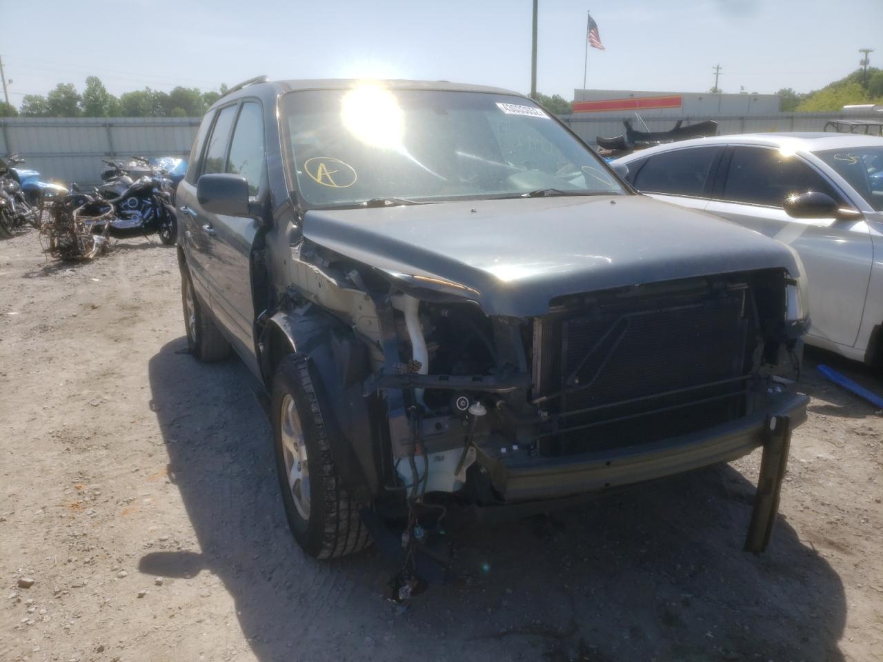 HONDA PILOT EX 2006 with VIN 5FNYF28556B028285 - Photo from auction
